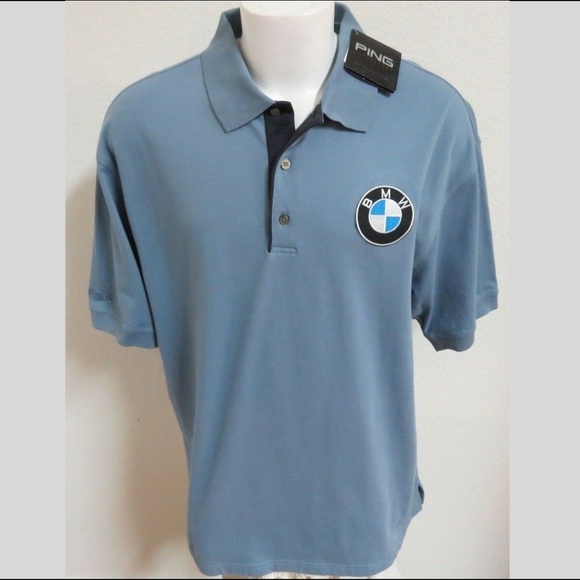 New XL Blue Ping Mens Cotton #D14 Golf Polo - Picture 3 of 9